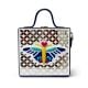 Mini Butterfly Lippan Art Handcrafted Square Sling Bag